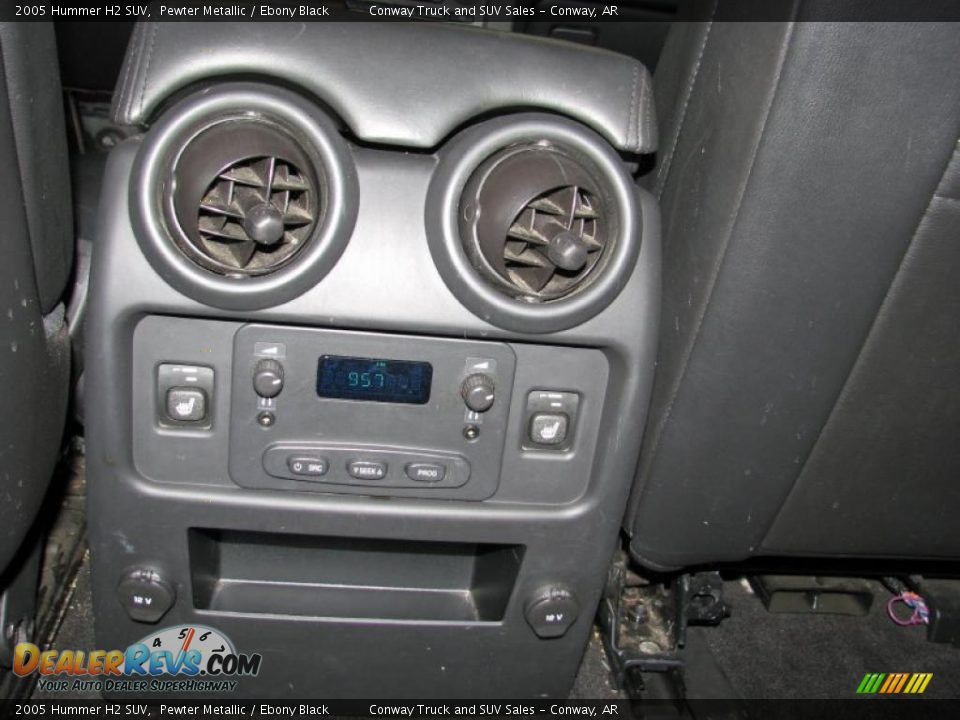 2005 Hummer H2 SUV Pewter Metallic / Ebony Black Photo #16