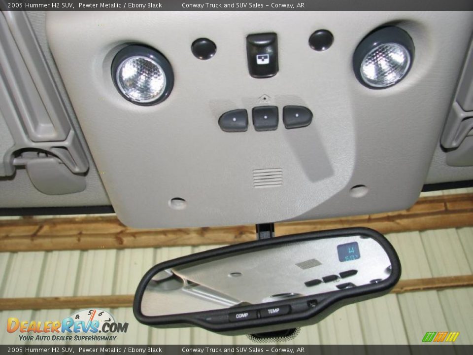 2005 Hummer H2 SUV Pewter Metallic / Ebony Black Photo #17
