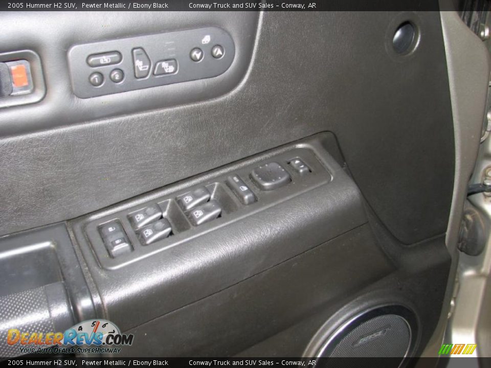 2005 Hummer H2 SUV Pewter Metallic / Ebony Black Photo #18