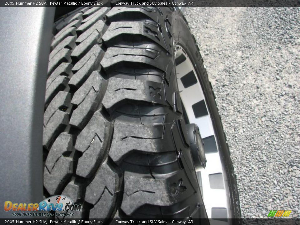 2005 Hummer H2 SUV Pewter Metallic / Ebony Black Photo #20