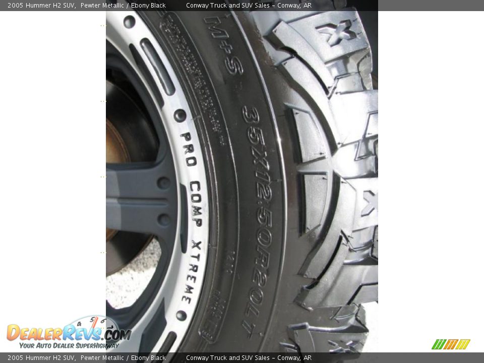 2005 Hummer H2 SUV Pewter Metallic / Ebony Black Photo #22