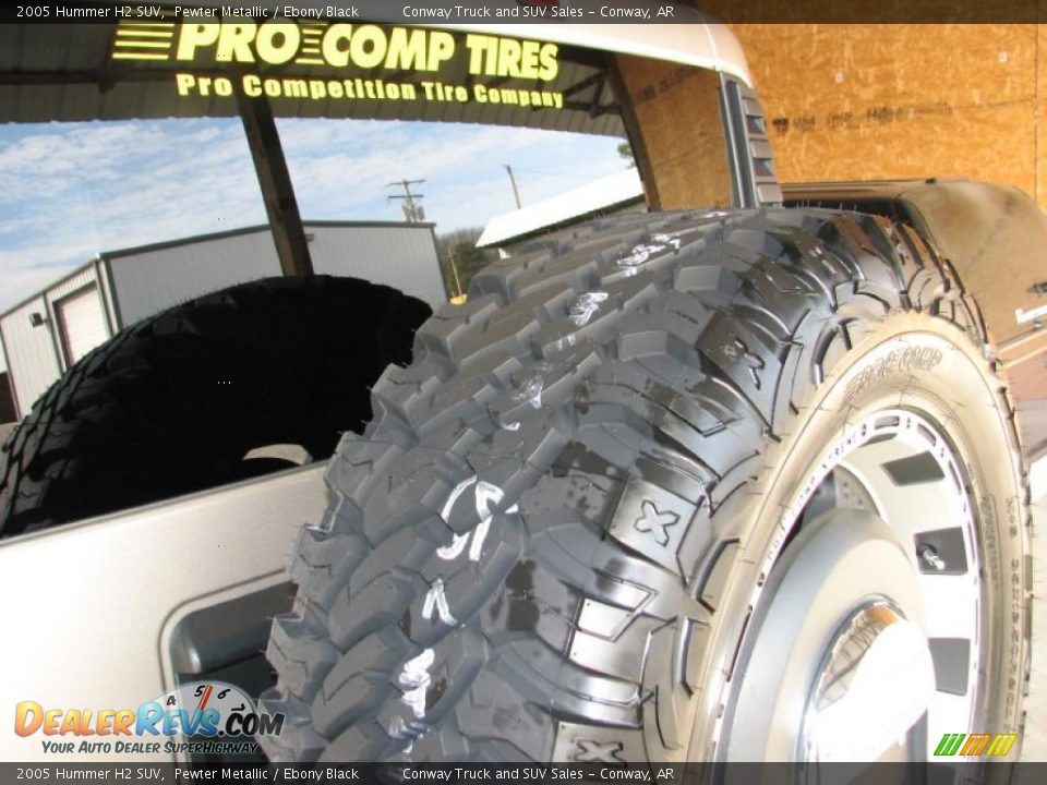 2005 Hummer H2 SUV Pewter Metallic / Ebony Black Photo #23