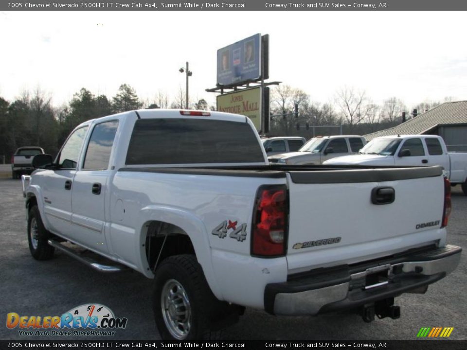 2005 Chevrolet Silverado 2500HD LT Crew Cab 4x4 Summit White / Dark Charcoal Photo #5