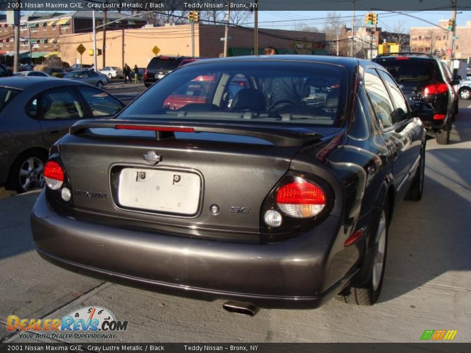 2001 Nissan Maxima GXE Gray Lustre Metallic / Black Photo #4
