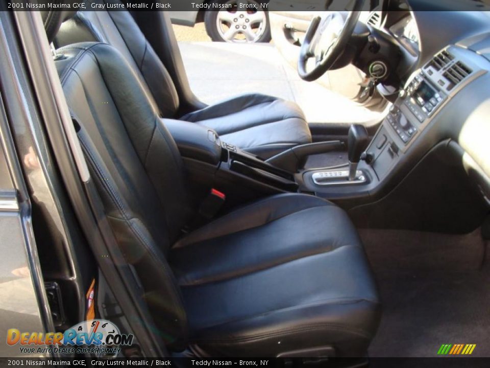 2001 Nissan Maxima GXE Gray Lustre Metallic / Black Photo #16