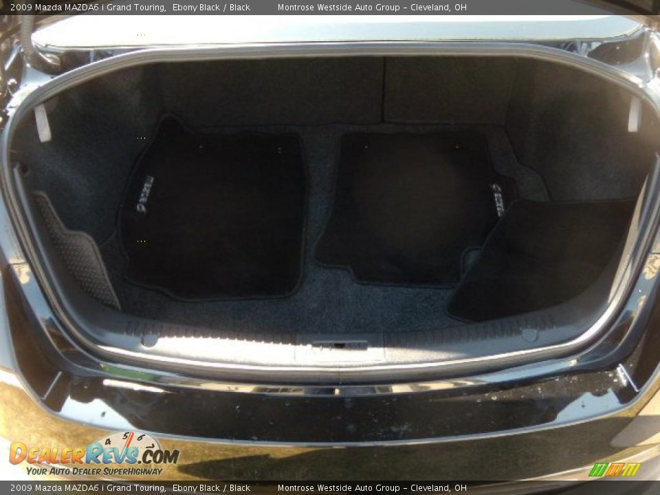 2009 Mazda MAZDA6 i Grand Touring Ebony Black / Black Photo #14
