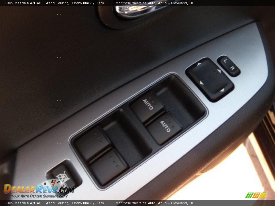 2009 Mazda MAZDA6 i Grand Touring Ebony Black / Black Photo #16