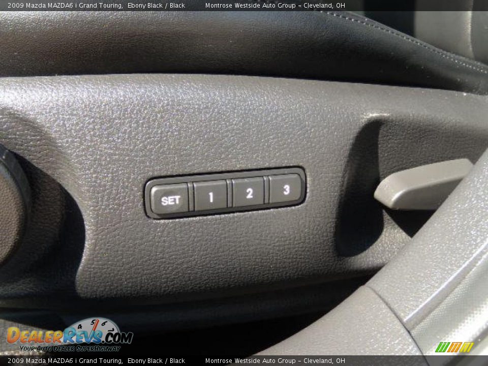 2009 Mazda MAZDA6 i Grand Touring Ebony Black / Black Photo #17