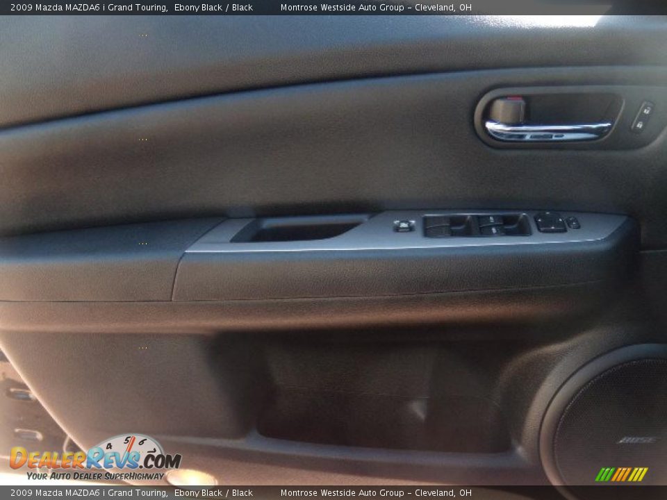 2009 Mazda MAZDA6 i Grand Touring Ebony Black / Black Photo #18