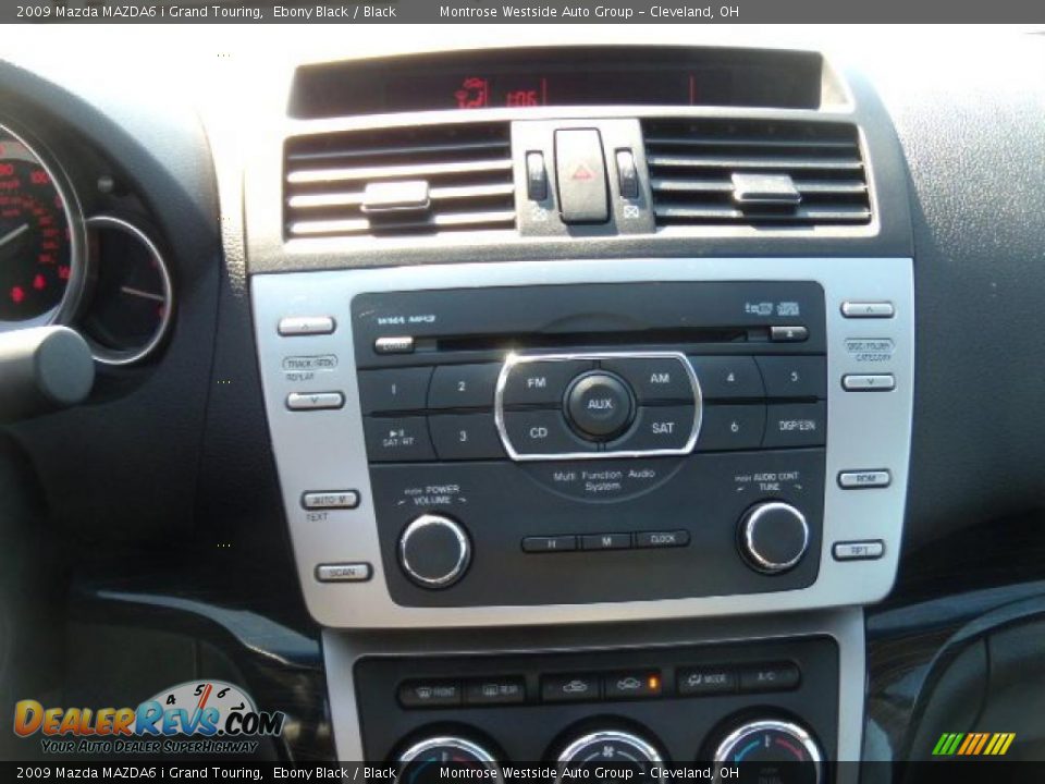 2009 Mazda MAZDA6 i Grand Touring Ebony Black / Black Photo #22