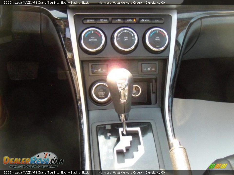 2009 Mazda MAZDA6 i Grand Touring Ebony Black / Black Photo #23