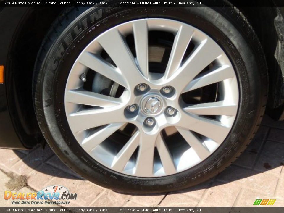 2009 Mazda MAZDA6 i Grand Touring Ebony Black / Black Photo #24