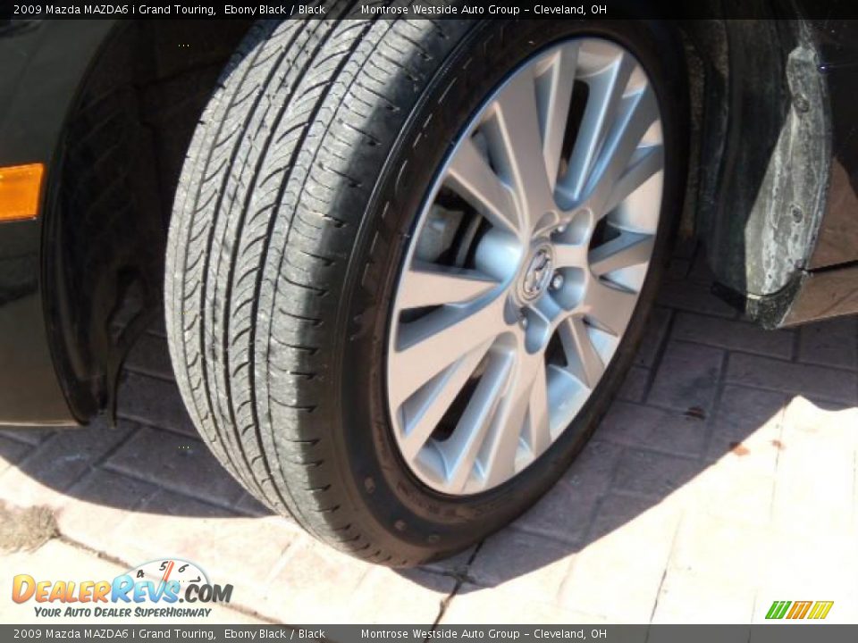2009 Mazda MAZDA6 i Grand Touring Ebony Black / Black Photo #25
