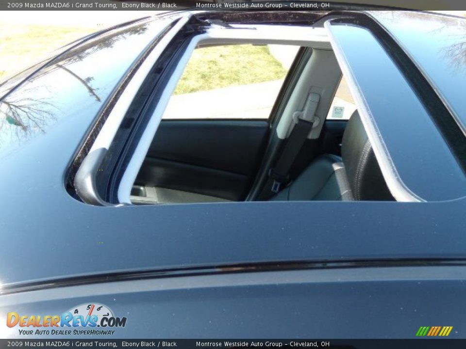 2009 Mazda MAZDA6 i Grand Touring Ebony Black / Black Photo #26