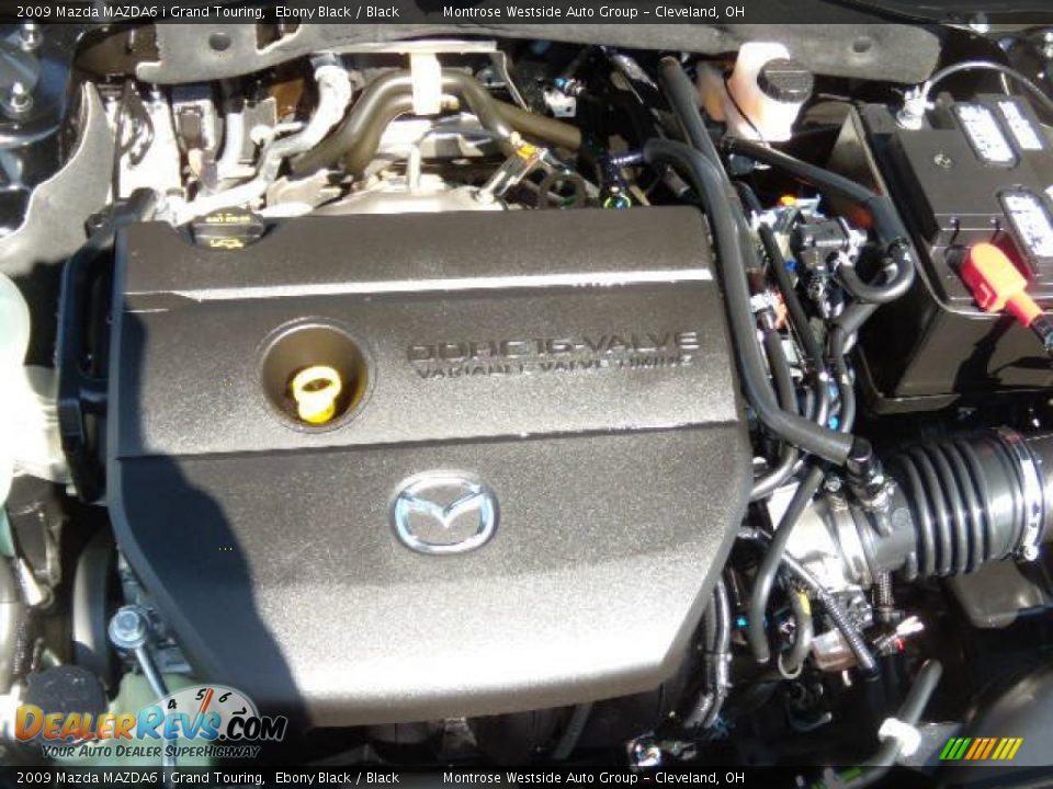2009 Mazda MAZDA6 i Grand Touring Ebony Black / Black Photo #27