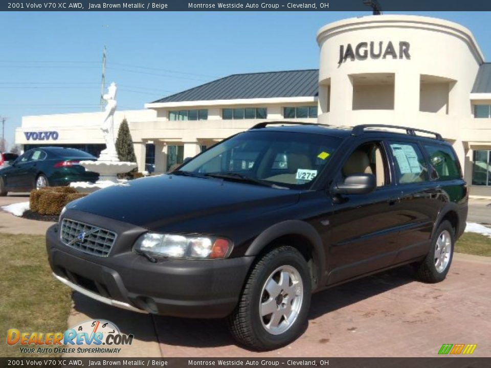 2001 Volvo V70 XC AWD Java Brown Metallic / Beige Photo #1