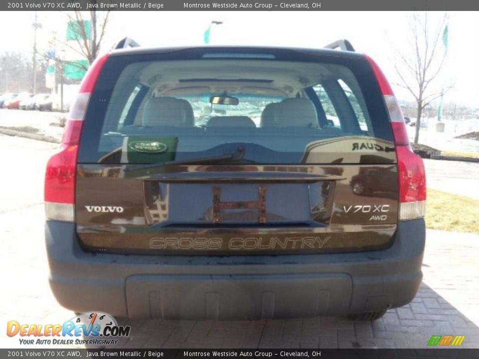 2001 Volvo V70 XC AWD Java Brown Metallic / Beige Photo #4