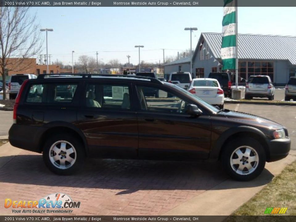 2001 Volvo V70 XC AWD Java Brown Metallic / Beige Photo #6