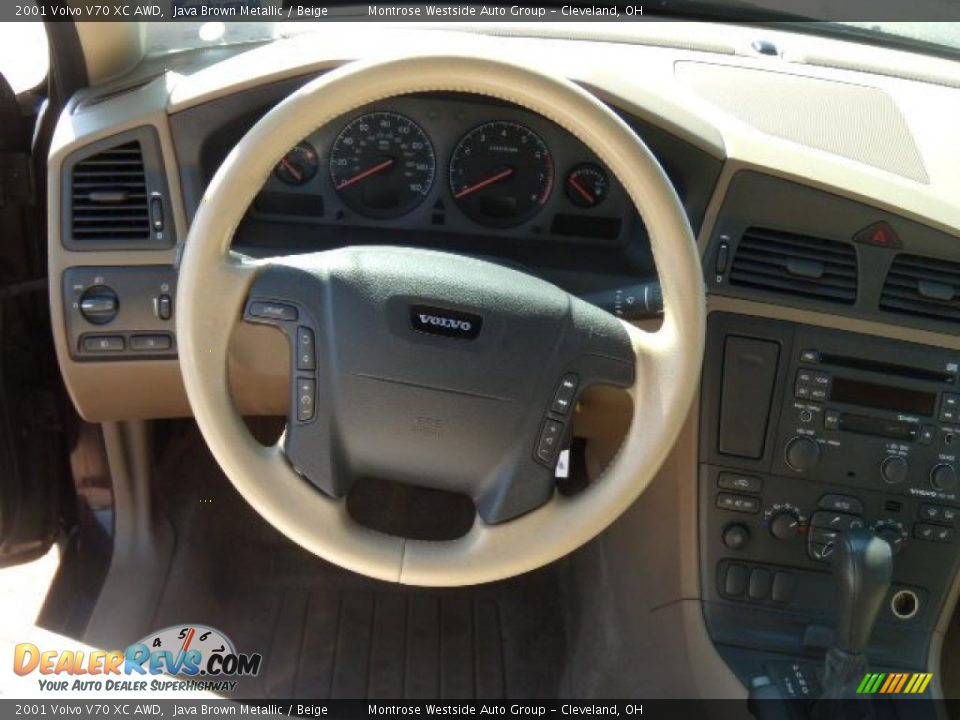 2001 Volvo V70 XC AWD Java Brown Metallic / Beige Photo #14