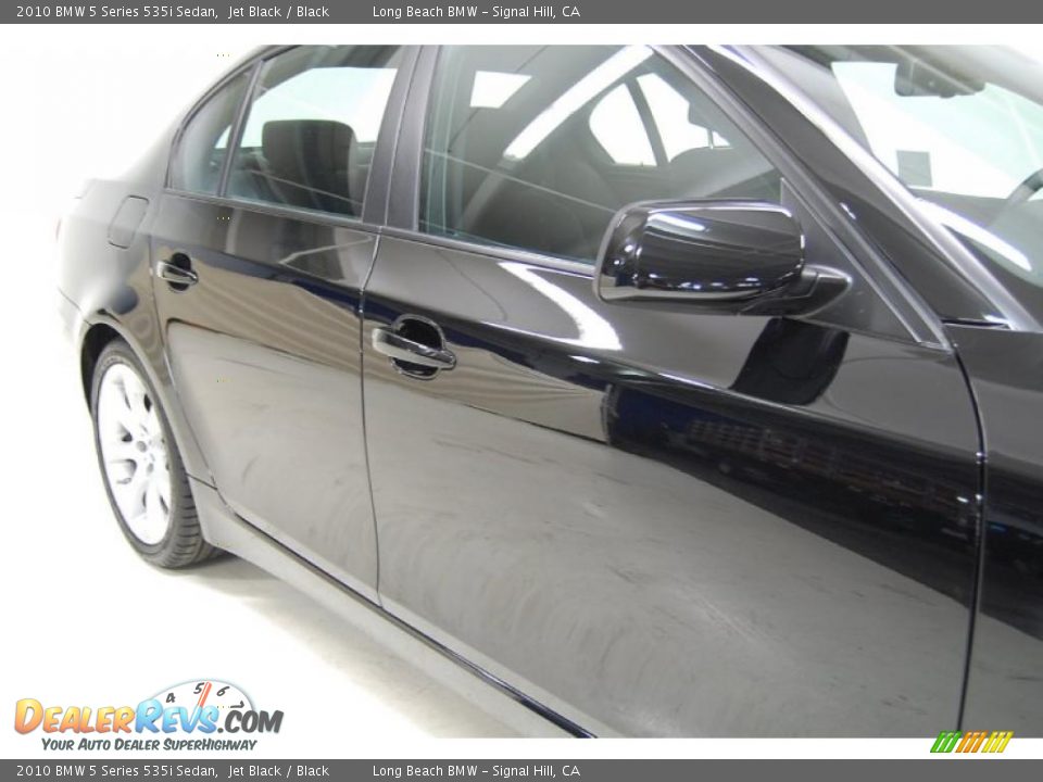 2010 BMW 5 Series 535i Sedan Jet Black / Black Photo #4