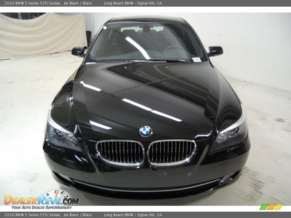 2010 BMW 5 Series 535i Sedan Jet Black / Black Photo #5