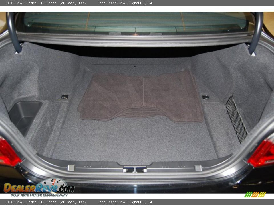 2010 BMW 5 Series 535i Sedan Jet Black / Black Photo #9