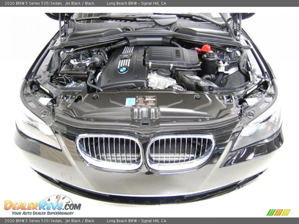 2010 BMW 5 Series 535i Sedan Jet Black / Black Photo #16
