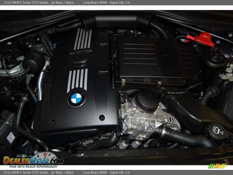 2010 BMW 5 Series 535i Sedan Jet Black / Black Photo #17