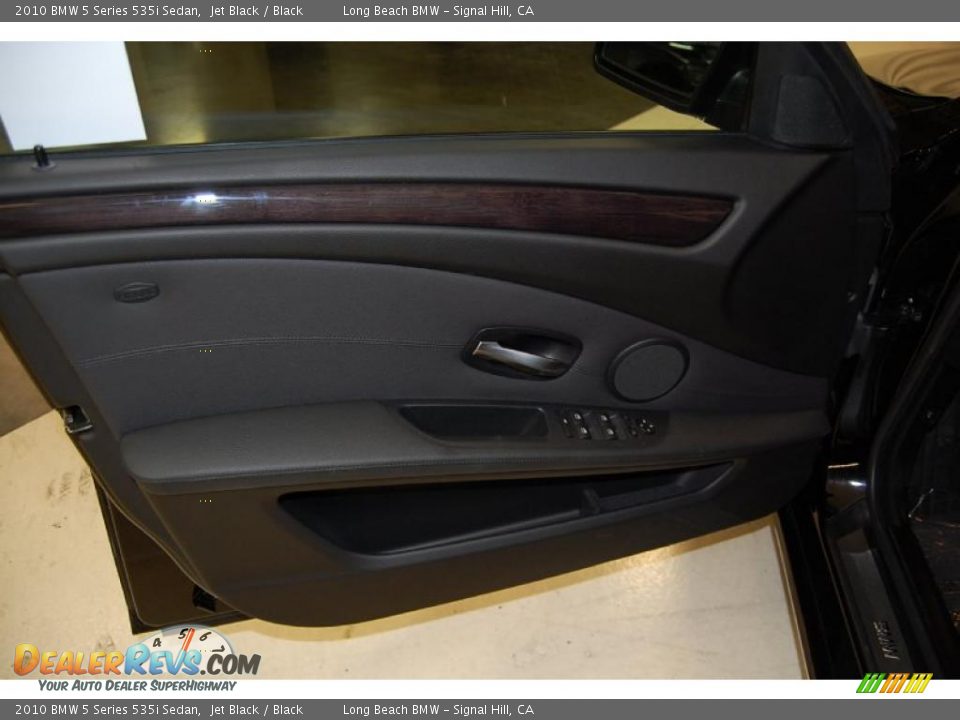 2010 BMW 5 Series 535i Sedan Jet Black / Black Photo #22
