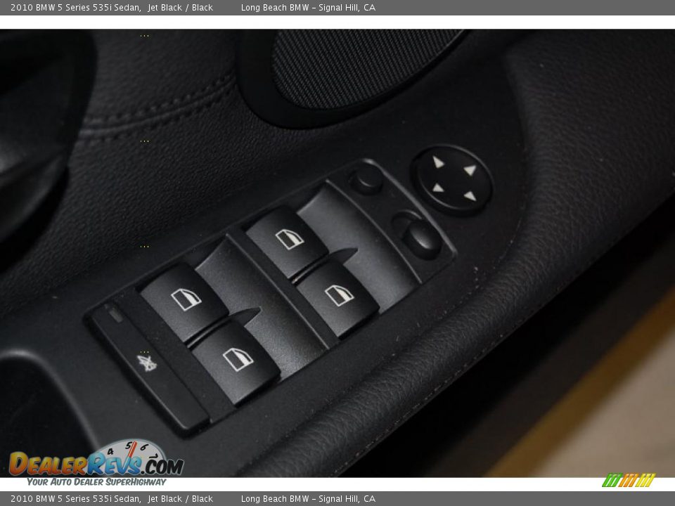 2010 BMW 5 Series 535i Sedan Jet Black / Black Photo #23