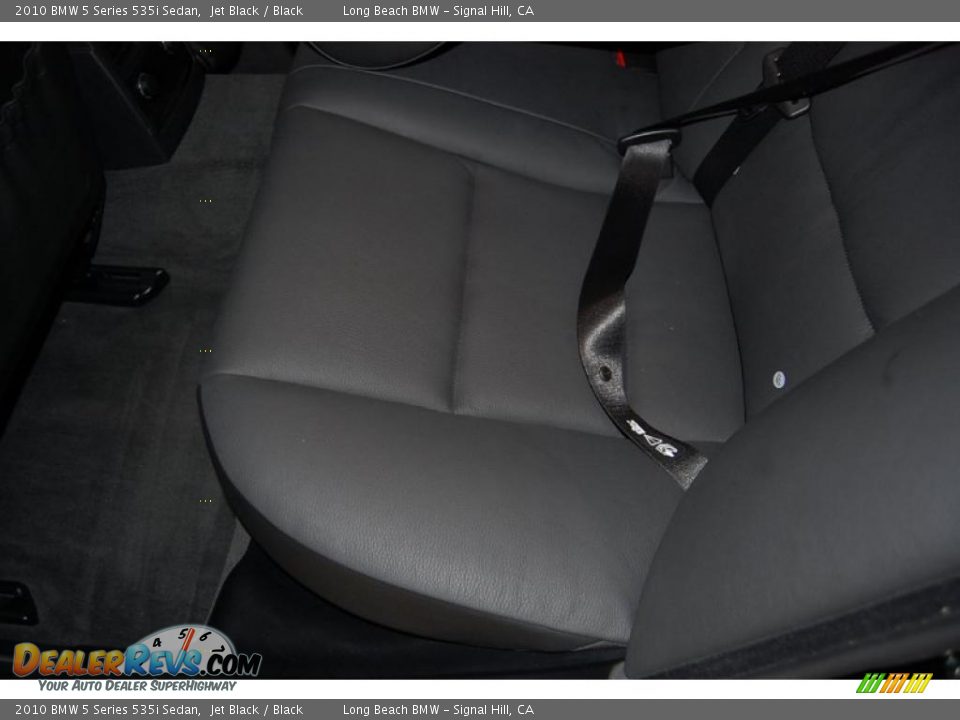 2010 BMW 5 Series 535i Sedan Jet Black / Black Photo #27