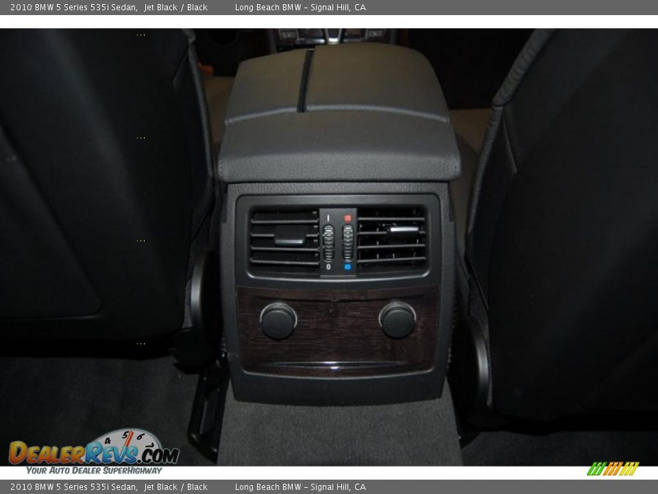 2010 BMW 5 Series 535i Sedan Jet Black / Black Photo #29