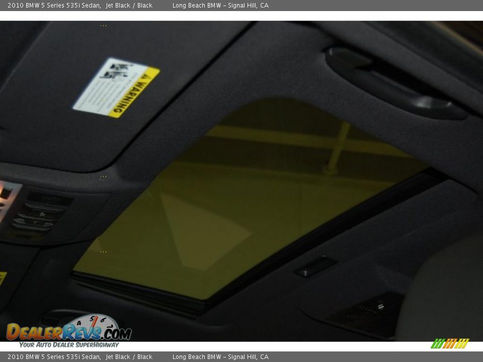 2010 BMW 5 Series 535i Sedan Jet Black / Black Photo #30