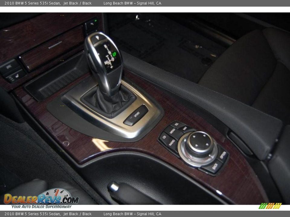 2010 BMW 5 Series 535i Sedan Jet Black / Black Photo #35