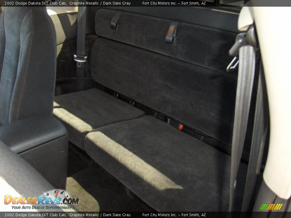 2002 Dodge Dakota SXT Club Cab Graphite Metallic / Dark Slate Gray Photo #4