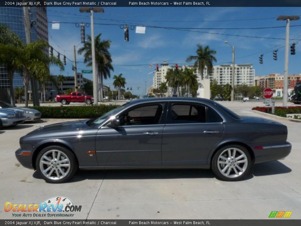 2004 Jaguar XJ XJR Dark Blue Grey Pearl Metallic / Charcoal Photo #2