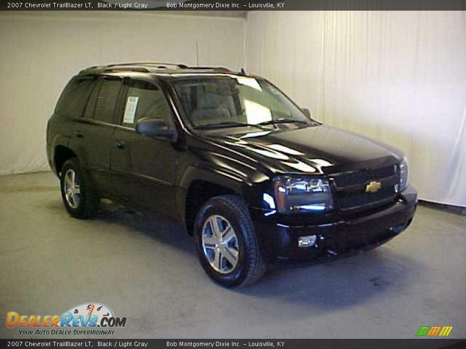 2007 Chevrolet TrailBlazer LT Black / Light Gray Photo #1