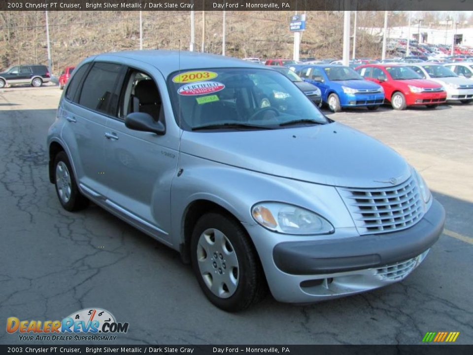2003 Chrysler PT Cruiser Bright Silver Metallic / Dark Slate Gray Photo #3