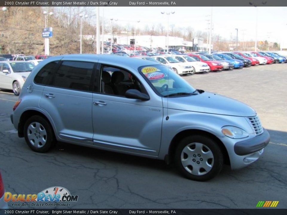 2003 Chrysler PT Cruiser Bright Silver Metallic / Dark Slate Gray Photo #4