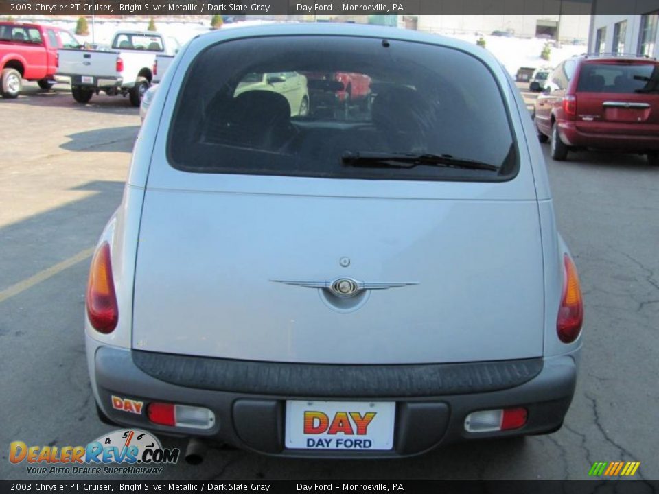 2003 Chrysler PT Cruiser Bright Silver Metallic / Dark Slate Gray Photo #5