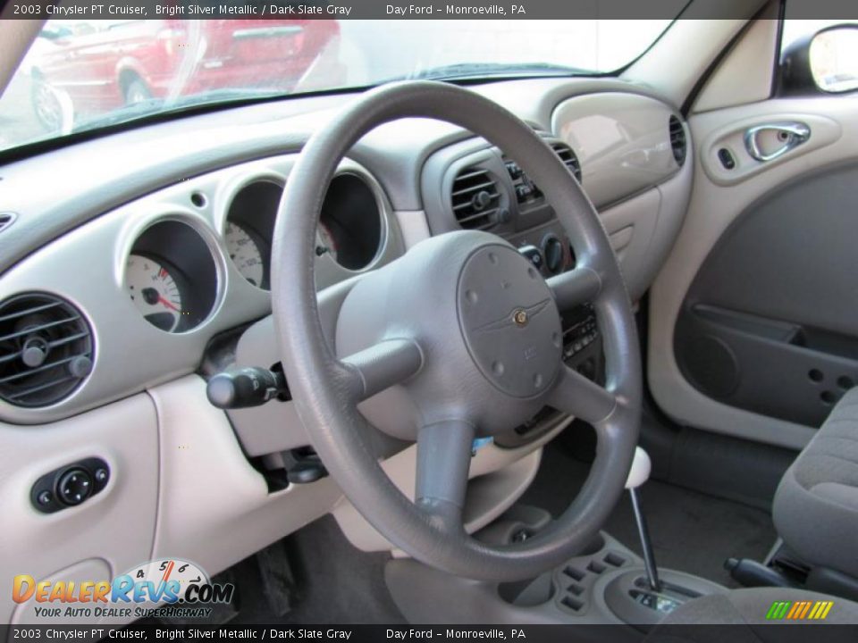 2003 Chrysler PT Cruiser Bright Silver Metallic / Dark Slate Gray Photo #8
