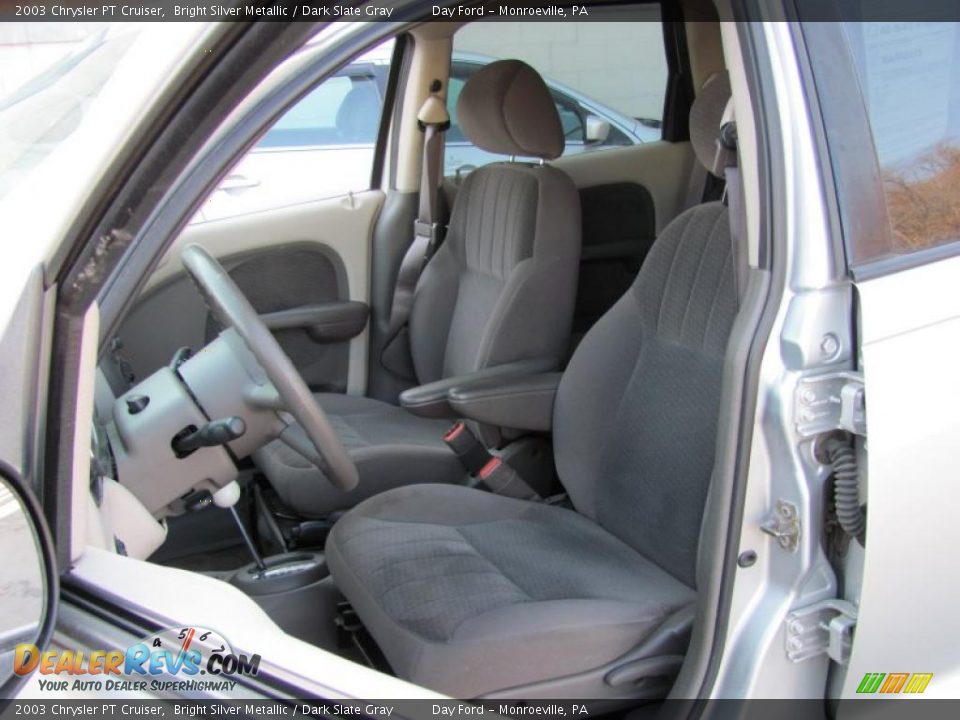 2003 Chrysler PT Cruiser Bright Silver Metallic / Dark Slate Gray Photo #9