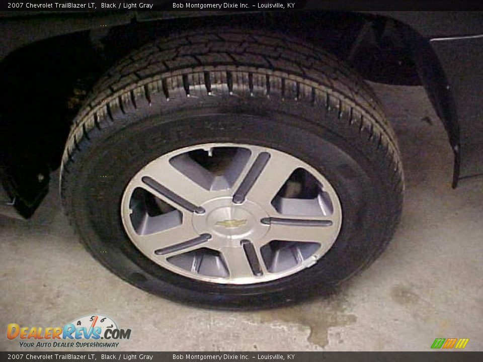 2007 Chevrolet TrailBlazer LT Black / Light Gray Photo #16