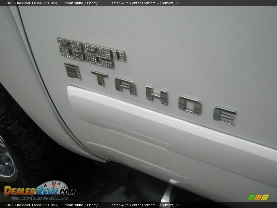 2007 Chevrolet Tahoe Z71 4x4 Summit White / Ebony Photo #6