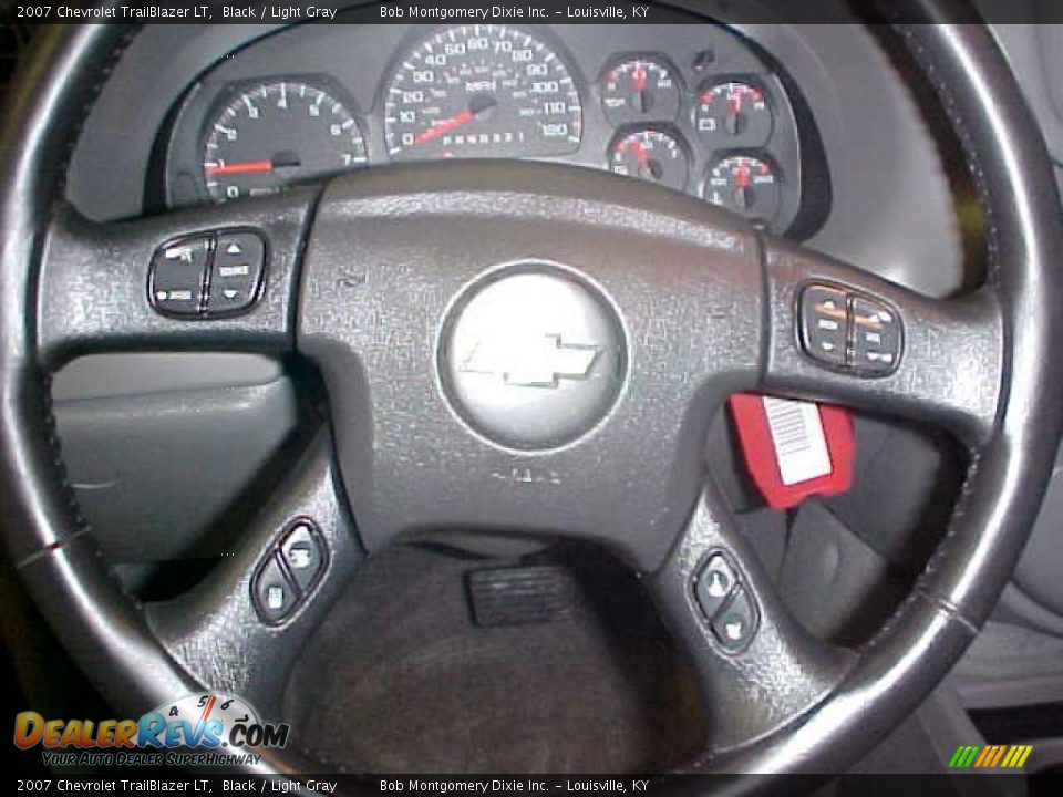 2007 Chevrolet TrailBlazer LT Black / Light Gray Photo #24