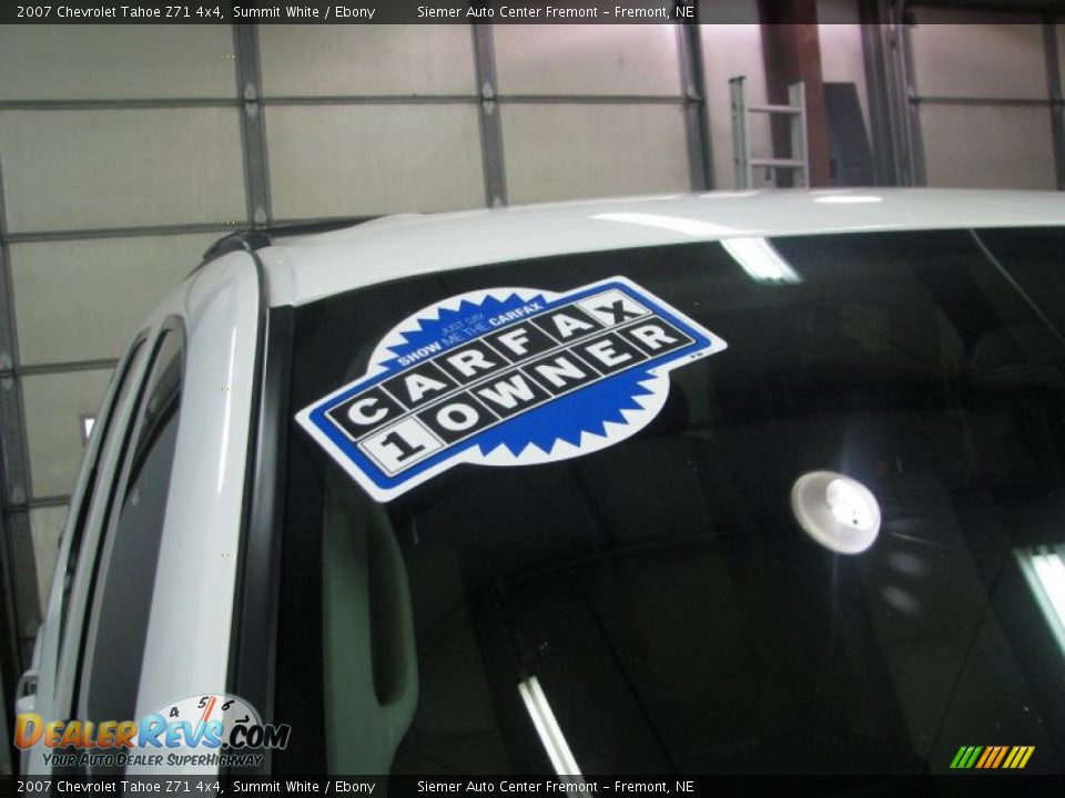 2007 Chevrolet Tahoe Z71 4x4 Summit White / Ebony Photo #10