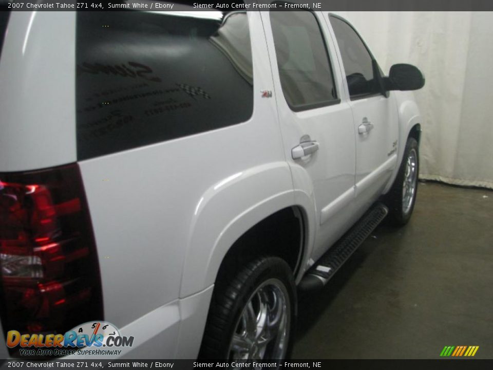 2007 Chevrolet Tahoe Z71 4x4 Summit White / Ebony Photo #12