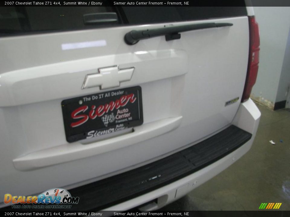 2007 Chevrolet Tahoe Z71 4x4 Summit White / Ebony Photo #17