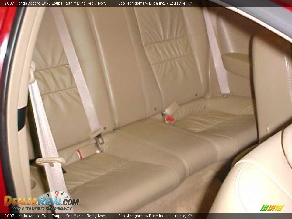 2007 Honda Accord EX-L Coupe San Marino Red / Ivory Photo #9