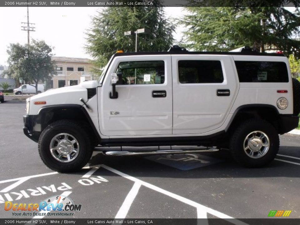 2006 Hummer H2 SUV White / Ebony Photo #3